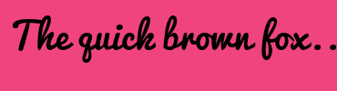 Image with Font Color 789F79 and Background Color F04480