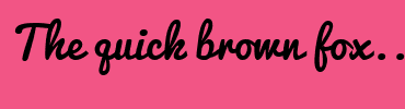 Image with Font Color 0C010D and Background Color F25585