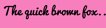 Image with Font Color CC3333 and Background Color F77FBE