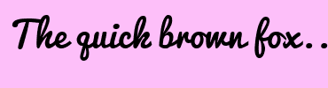 Image with Font Color 85EC91 and Background Color FDBFF9