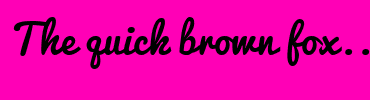 Image with Font Color 0005FF and Background Color FF00B6