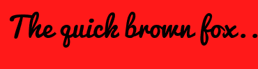 Image with Font Color B30000 and Background Color FF1919