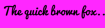 Image with Font Color FFFFFF and Background Color FF27FF