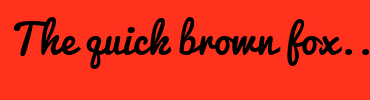 Image with Font Color 0392D6 and Background Color FF321D