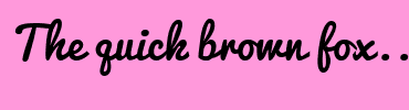 Image with Font Color 167D2B and Background Color FF99DB