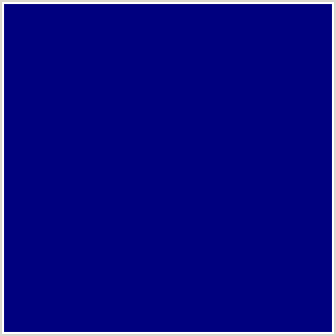 00007F Hex Color Image (BLUE, NAVY BLUE)
