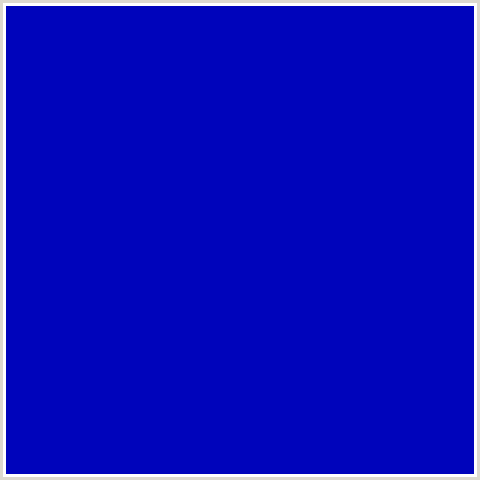 0004BB Hex Color Image (BLUE, DARK BLUE)