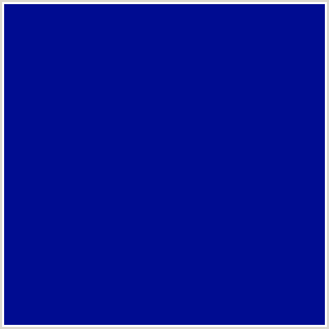 000C91 Hex Color Image (BLUE, NAVY BLUE)