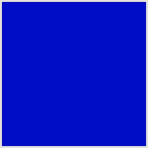 000FC7 Hex Color Image (BLUE, DARK BLUE)