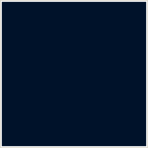00122A Hex Color Image (BLUE, MIDNIGHT, MIDNIGHT BLUE)