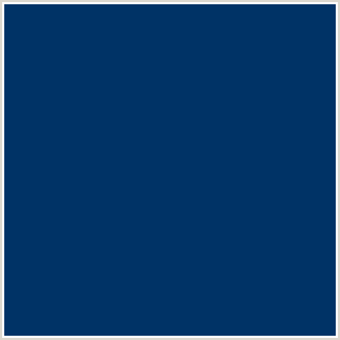 003366 Hex Color Image (BLUE, MIDNIGHT BLUE)