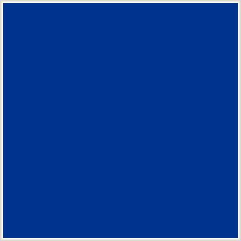 00338E Hex Color Image (BLUE, SMALT)
