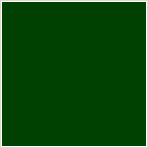 004000 Hex Color Image (DEEP FIR, GREEN)