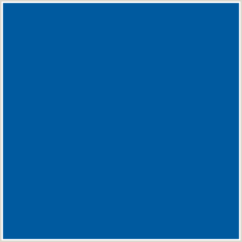 005A9F Hex Color Image (BLUE, ENDEAVOUR)