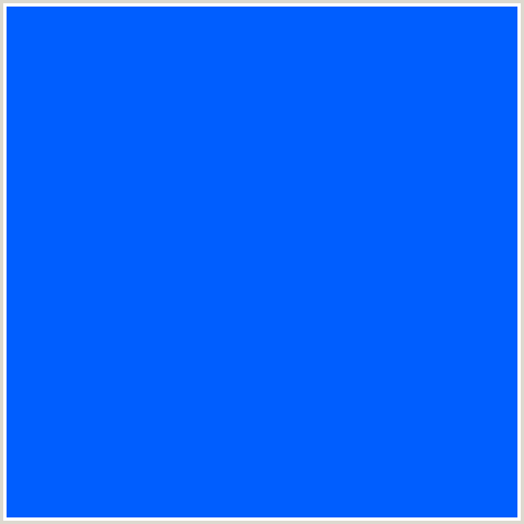 005EFF Hex Color Image (BLUE, BLUE RIBBON)