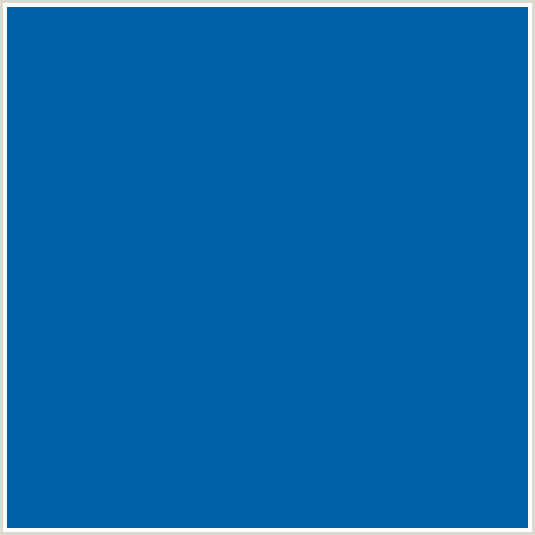 0063A7 Hex Color Image (BLUE, ENDEAVOUR)
