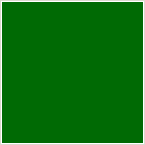 006A04 Hex Color Image (CAMARONE, FOREST GREEN, GREEN)