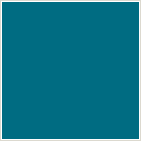 006C82 Hex Color Image (BLUE LAGOON, LIGHT BLUE)