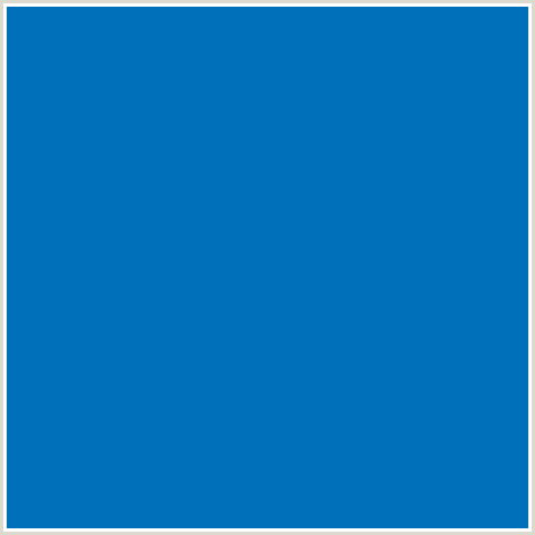 0070BA Hex Color Image (BLUE, LOCHMARA)