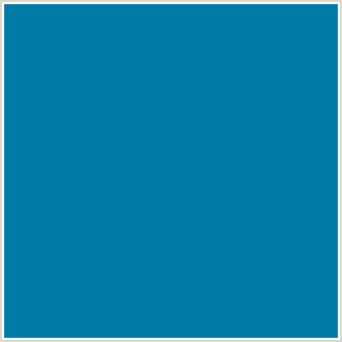 007BA7 Hex Color Image (DEEP CERULEAN, LIGHT BLUE)