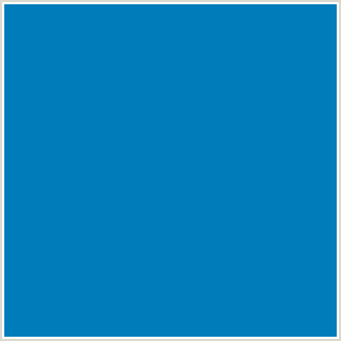 007CBB Hex Color Image (BLUE, LOCHMARA)