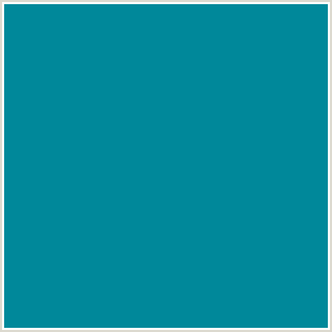 00889A Hex Color Image (DEEP CERULEAN, LIGHT BLUE)