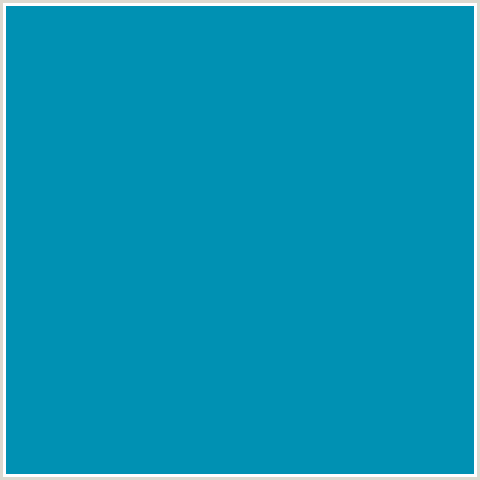 0091B3 Hex Color Image (BONDI BLUE, LIGHT BLUE)