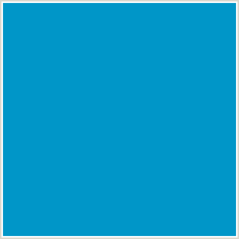 0096C8 Hex Color Image (LIGHT BLUE, PACIFIC BLUE)
