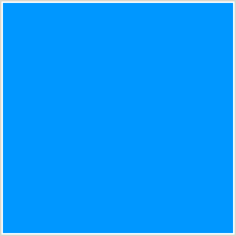 0097FF Hex Color Image (AZURE RADIANCE, BLUE)