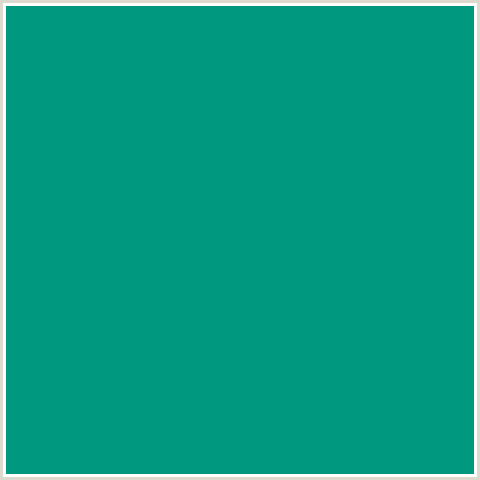 00997F Hex Color Image (BLUE GREEN, PERSIAN GREEN)