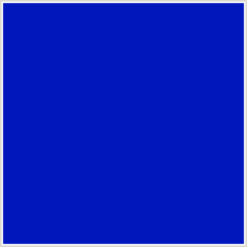 0217BB Hex Color Image (BLUE, DARK BLUE)
