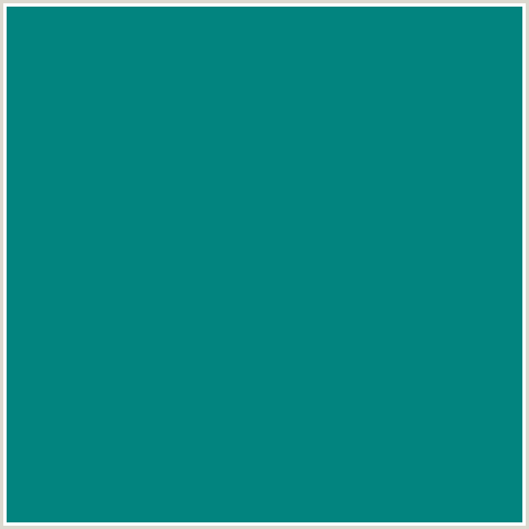 02847F Hex Color Image (AQUA, LIGHT BLUE, TEAL)