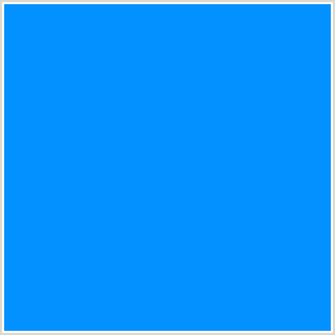 0291FF Hex Color Image (AZURE RADIANCE, BLUE)