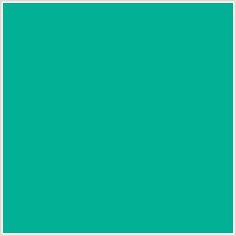 02B096 Hex Color Image (BLUE GREEN, PERSIAN GREEN)