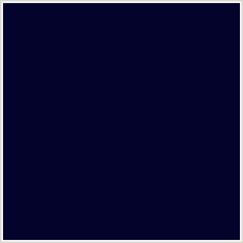 03032B Hex Color Image (BLACK ROCK, BLUE, MIDNIGHT BLUE)