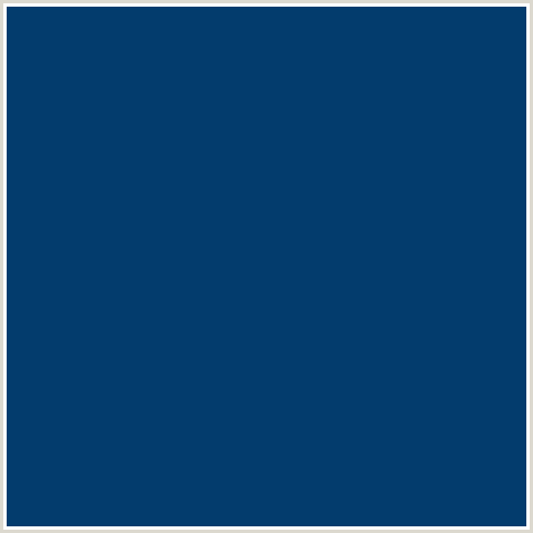 033C6D Hex Color Image (BLUE, MIDNIGHT BLUE, REGAL BLUE)
