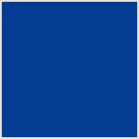 033C92 Hex Color Image (BLUE, CONGRESS BLUE)