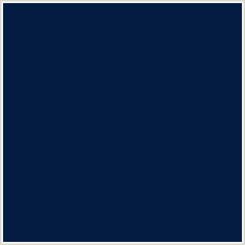 041C42 Hex Color Image (BLUE, MIDNIGHT BLUE, TANGAROA)