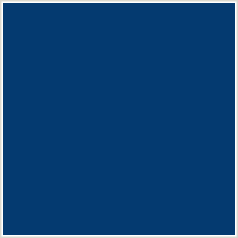 043A70 Hex Color Image (BLUE, MIDNIGHT BLUE, REGAL BLUE)