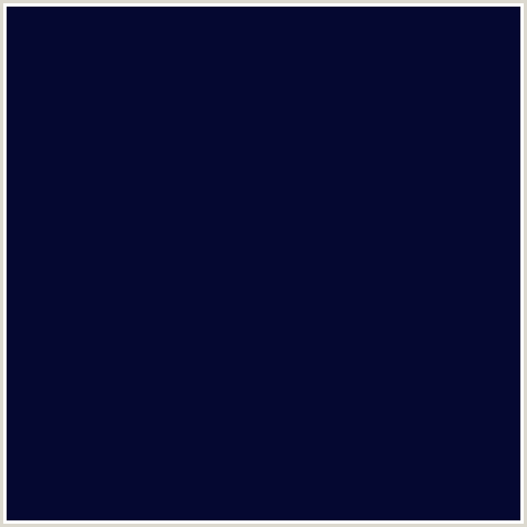 050831 Hex Color Image (BLUE, DEEP COVE, MIDNIGHT BLUE)