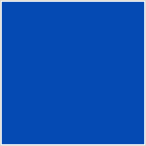 054AB3 Hex Color Image (BLUE, COBALT)
