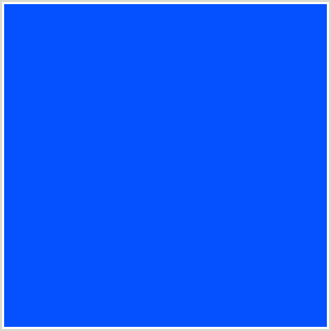 0550FF Hex Color Image (BLUE, BLUE RIBBON)