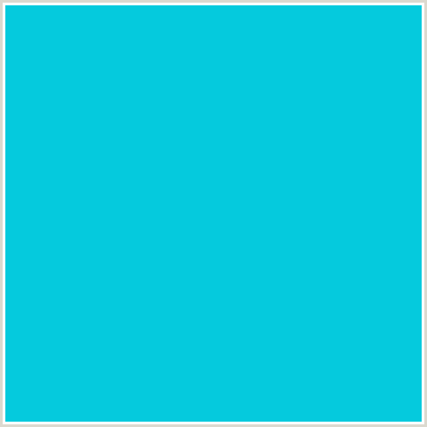 05CADD Hex Color Image (LIGHT BLUE, ROBINS EGG BLUE)