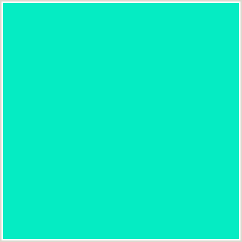 05ECC3 Hex Color Image (BLUE GREEN, BRIGHT TURQUOISE)