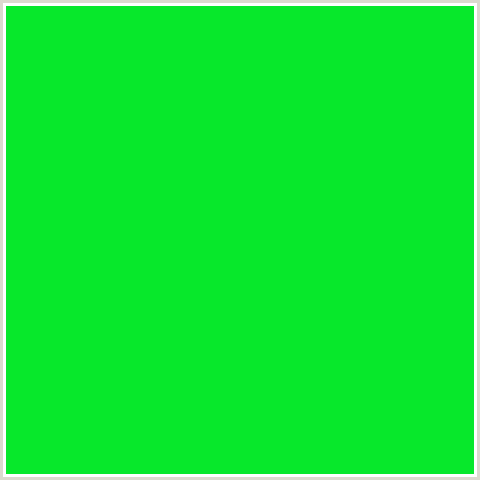 07E82B Hex Color Image (GREEN, MALACHITE)