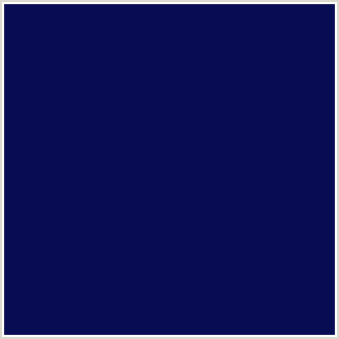 080C52 Hex Color Image (BLUE, DOWNRIVER, MIDNIGHT BLUE)