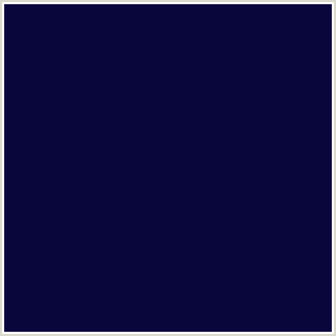 09063C Hex Color Image (BLUE, DEEP COVE, MIDNIGHT BLUE)
