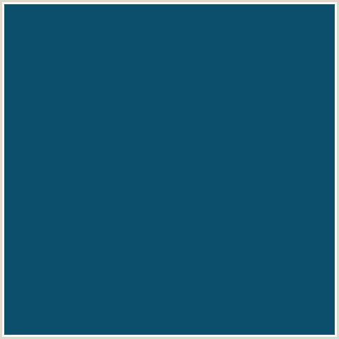0B4F6C Hex Color Image (DEEP SEA GREEN, LIGHT BLUE)