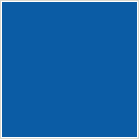 0B5CA5 Hex Color Image (BLUE, TORY BLUE)