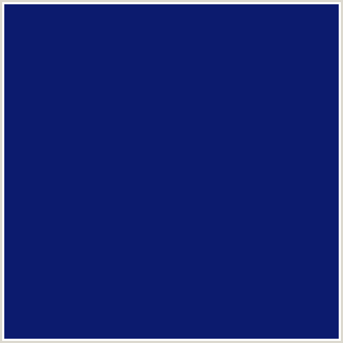 0C1B6E Hex Color Image (ARAPAWA, BLUE, MIDNIGHT BLUE)